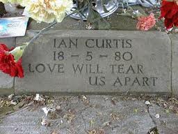 Ian Curtis tombstone